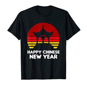 Happy Chinese New Year - 2021 Year of the Ox Chinese Temple T-Shirt