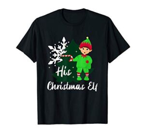 his christmas elf graphics – funny stocking stuffers gifts t-shirt