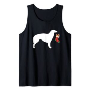 Borzoi Christmas Stocking Stuffer Dog Tank Top