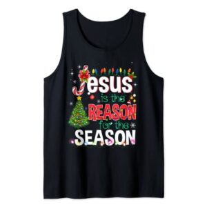 Christian Jesus The Reason Christmas Stocking Stuffer Gifts Tank Top