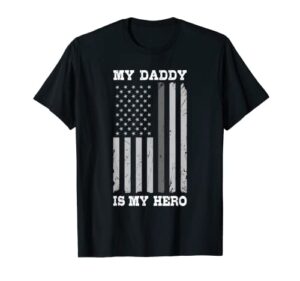 corrections officer daughter shirt my daddy is my hero son t-shirt
