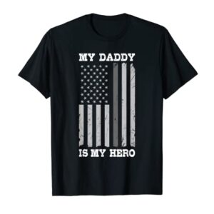 Corrections Officer Daughter Shirt My Daddy Is My Hero Son T-Shirt