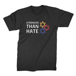 stronger than hate shirt pittsburgh is black