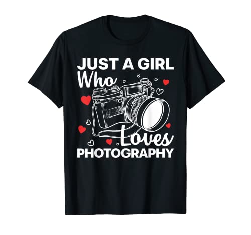 Photography Art For Women Girl Photographer Camera Lovers T-Shirt