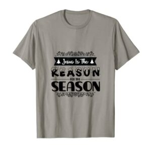 Christian Jesus The Reason Christmas Stocking Stuffer T-Shirt