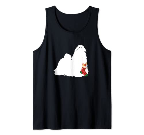 Shih Tzu Christmas Stocking Stuffer Dog Tank Top