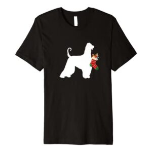 Afghan Hound Christmas Stocking Stuffer Dog Premium T-Shirt