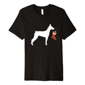 Dobermann Christmas Stocking Stuffer Dog Premium T-Shirt