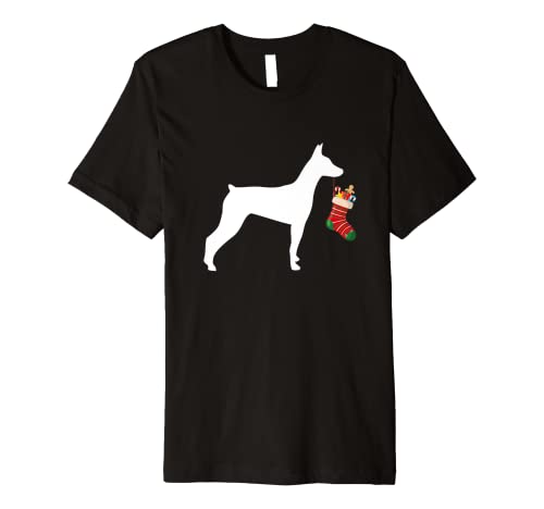 Dobermann Christmas Stocking Stuffer Dog Premium T-Shirt