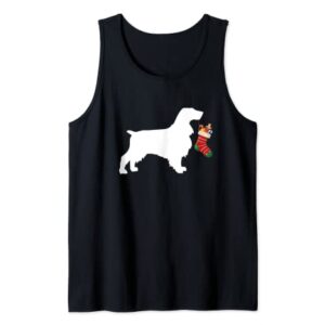 Field Spaniel Christmas Stocking Stuffer Dog Tank Top