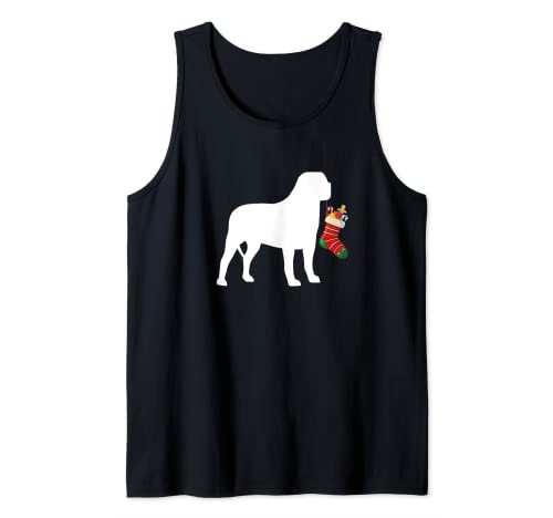 English Mastiff Christmas Stocking Stuffer Dog Tank Top