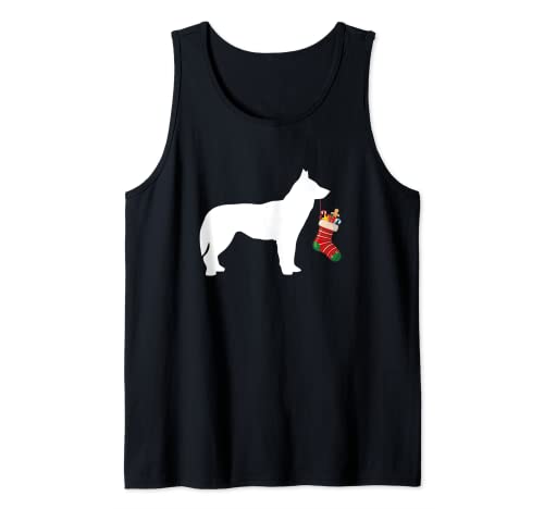 Siberian Husky Christmas Stocking Stuffer Dog Tank Top