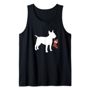 Bull Terrier Christmas Stocking Stuffer Dog Tank Top