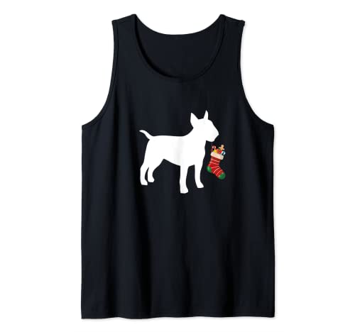 Bull Terrier Christmas Stocking Stuffer Dog Tank Top