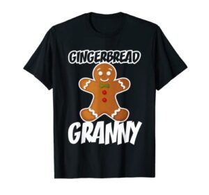 gingerbread granny christmas stocking stuffer t-shirt