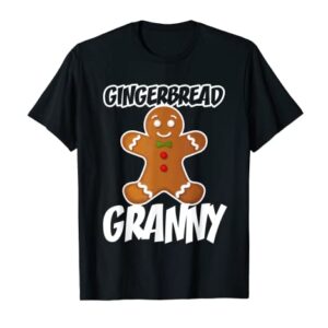 Gingerbread Granny Christmas Stocking Stuffer T-Shirt