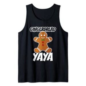 Gingerbread Yaya Christmas Stocking Stuffer Tank Top