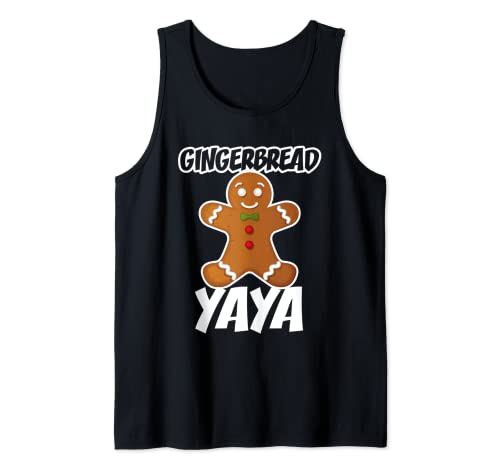 Gingerbread Yaya Christmas Stocking Stuffer Tank Top