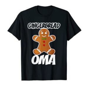 Gingerbread Oma Christmas Stocking Stuffer T-Shirt