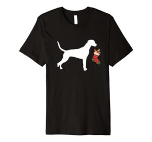dalmatian christmas stocking stuffer dog premium t-shirt