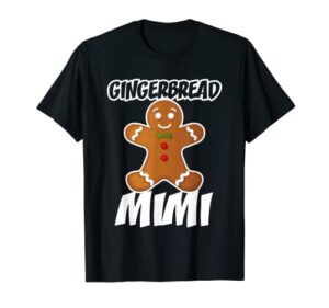 gingerbread mimi christmas stocking stuffer t-shirt