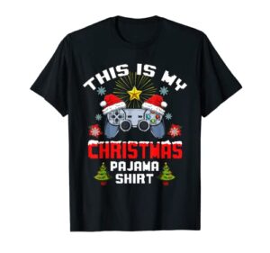 xmas gaming stocking stuffer – this is my christmas pajama t-shirt