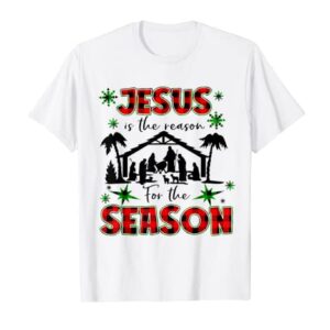 Christian Jesus The Reason Christmas Stocking Stuffer Gifts T-Shirt