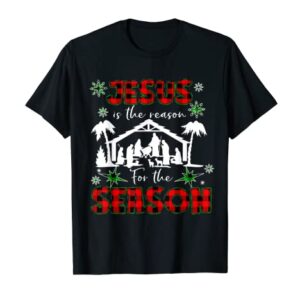 Christian Jesus The Reason Christmas Stocking Stuffer Gifts T-Shirt