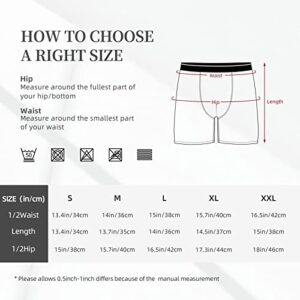 ONVOWO Heart I Love My Hot Girlfriend Gifts Black Mens Trunks Underwear Stretch Underpants Mens Boxer Briefs Mens Boxers