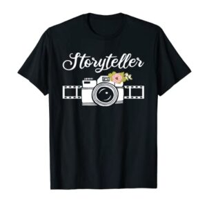 Funny Photography Art For Men Women Photographer Camera Film T-Shirt