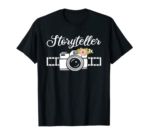 Funny Photography Art For Men Women Photographer Camera Film T-Shirt