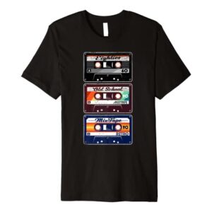 Old School Hip Hop 80s 90s Mixtape Retro Stocking Stuffer Premium T-Shirt