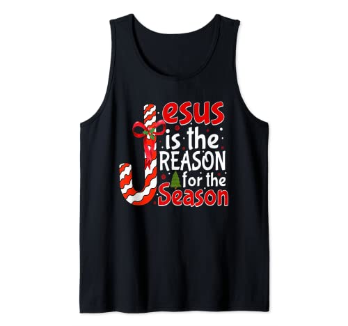 Christian Jesus The Reason Christmas Stocking Stuffer Tank Top