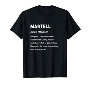 mens martell name shirt | martell t-shirt