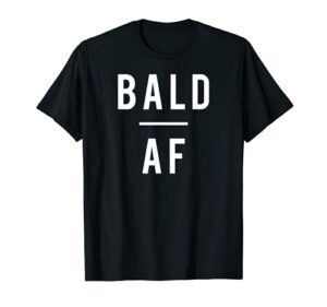 mens bald af t-shirt, mens, funny, gag gift, receding hair, shave
