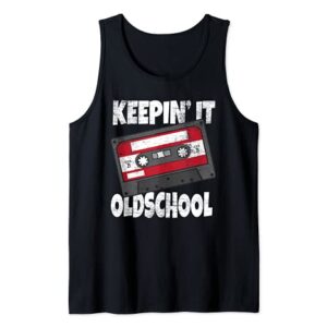 Funny Old School 80's 90's Hip Hop Stocking Stuffer Mixtape Tank Top