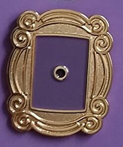 Goellnerd Monica's Gold Picture Frame Lapel Pin