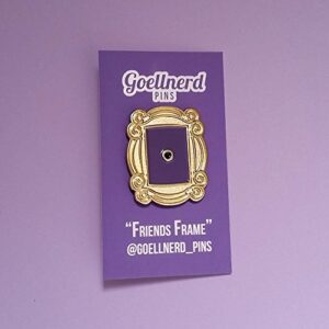 Goellnerd Monica's Gold Picture Frame Lapel Pin