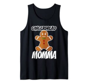 gingerbread momma christmas stocking stuffer tank top