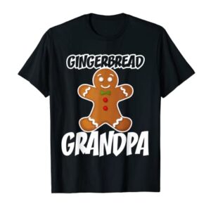 Gingerbread Grandpa Christmas Stocking Stuffer T-Shirt