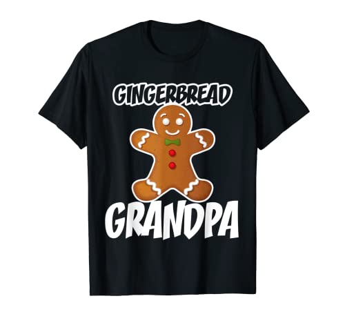 Gingerbread Grandpa Christmas Stocking Stuffer T-Shirt