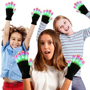 luwint led gloves for adult children, cool toys for boys girls