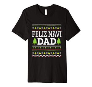 dad funny matching family ugly christmas premium t-shirt