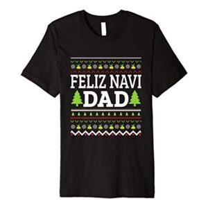 Dad Funny Matching Family Ugly Christmas Premium T-Shirt