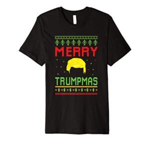 trump funny ugly christmas premium t-shirt