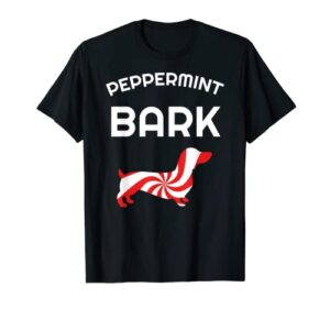 sweet peppermint dachshund dog candy apparel t-shirt