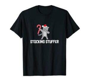 christmas dabbing cat t-shirt_ stocking stuffer holiday gift t-shirt