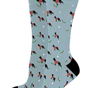 Dog Lovers Gift German Shepherd Socks Dog Print Christmas Accessories 1-Pair Novelty Crew Socks