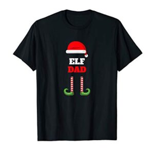Elf Dad | Dad Stocking Stuffer Gift | Funny Ugly Christmas T-Shirt