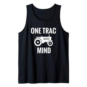 Funny Tractor Gift Farmer Humor Farming Pun Tank Top